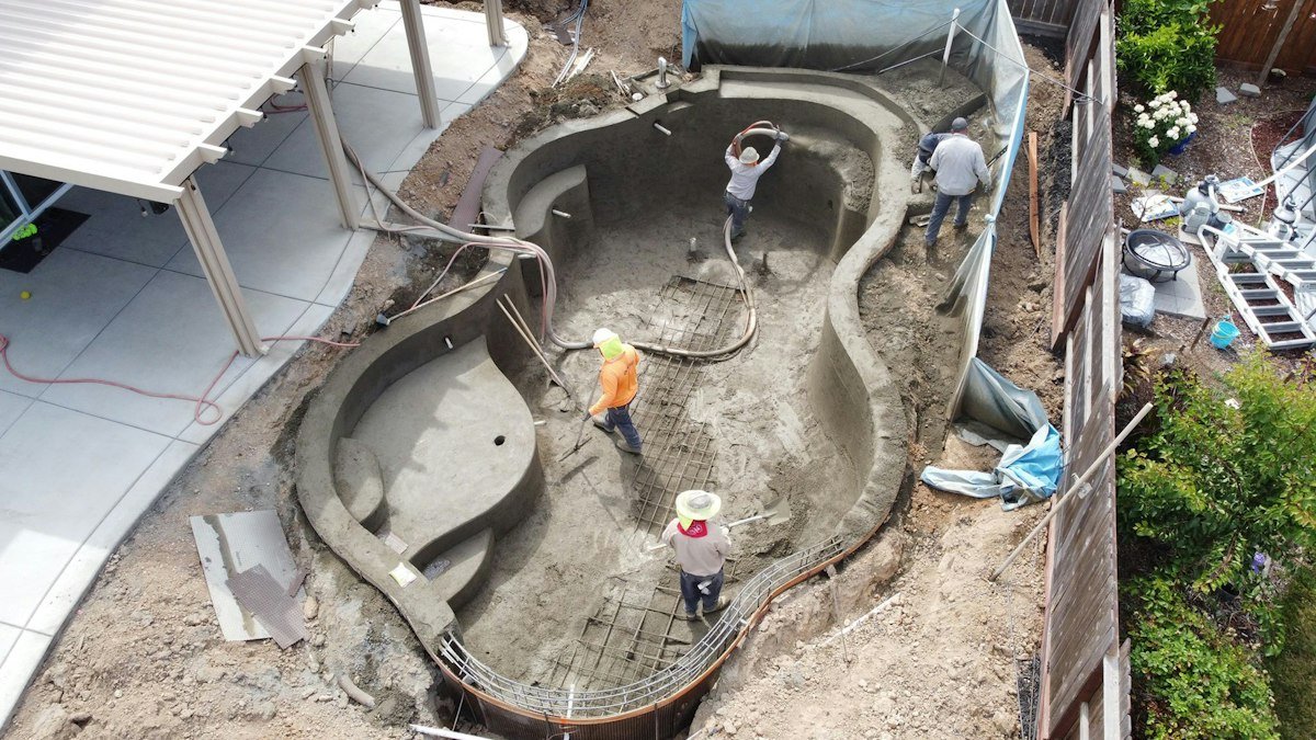 Swimming pool construction