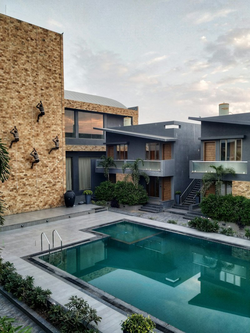 Luxury backyard oasis